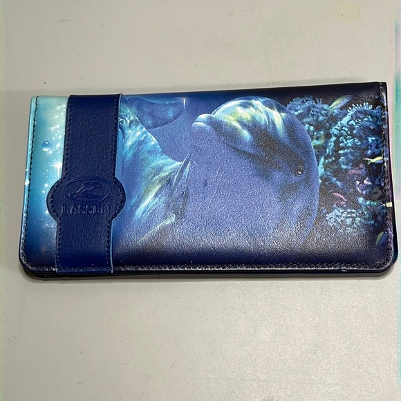 Christian Riese Lassen Other - Christian Riese Lassen Dolphin Checkbook Credit Card Identification Cover